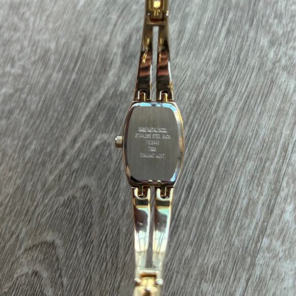 Armitron Diamond Now Blue Dial Gold Tone Bangle Watch main image 11